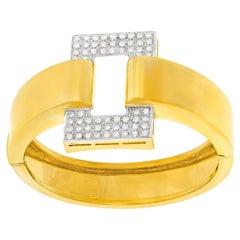 Fabuleux bracelet en diamant des années 80