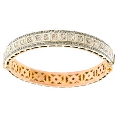 Hippie Chic Sixties Indian Diamond Bangle