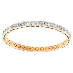 Hippie Chic Sixties Indian Diamond Bangle