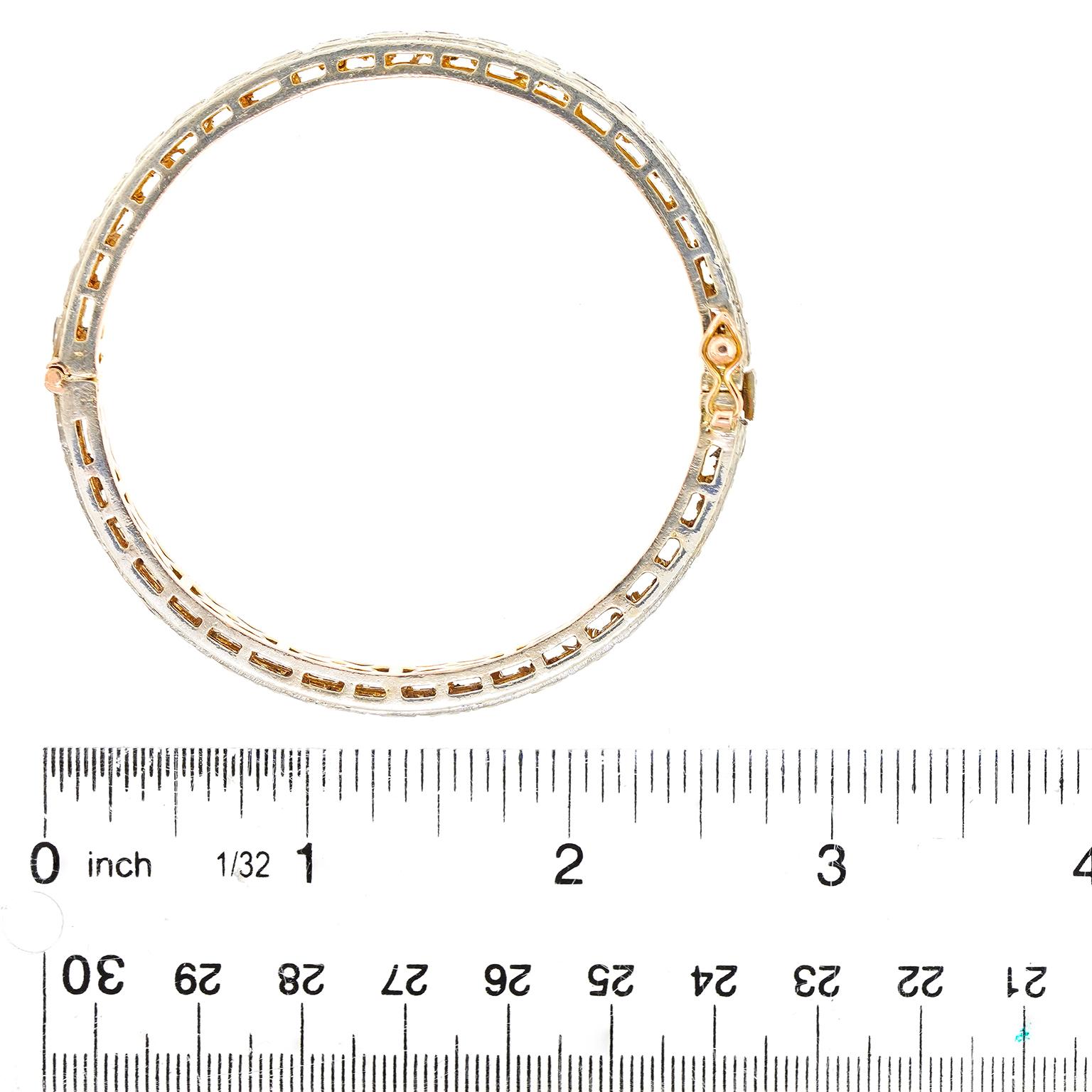 Bracelet indien à diamants Hippie Chic Sixties Unisexe en vente