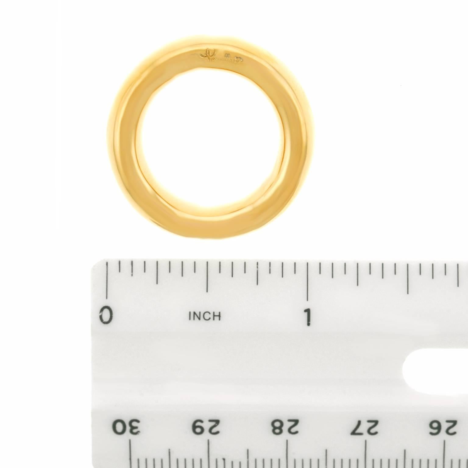 Women's or Men's Pomellato Wide Gold Ring