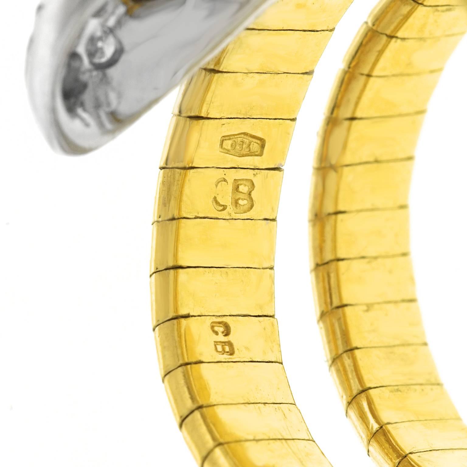 Women's or Men's Carl F. Bucherer Gold Snake Ring