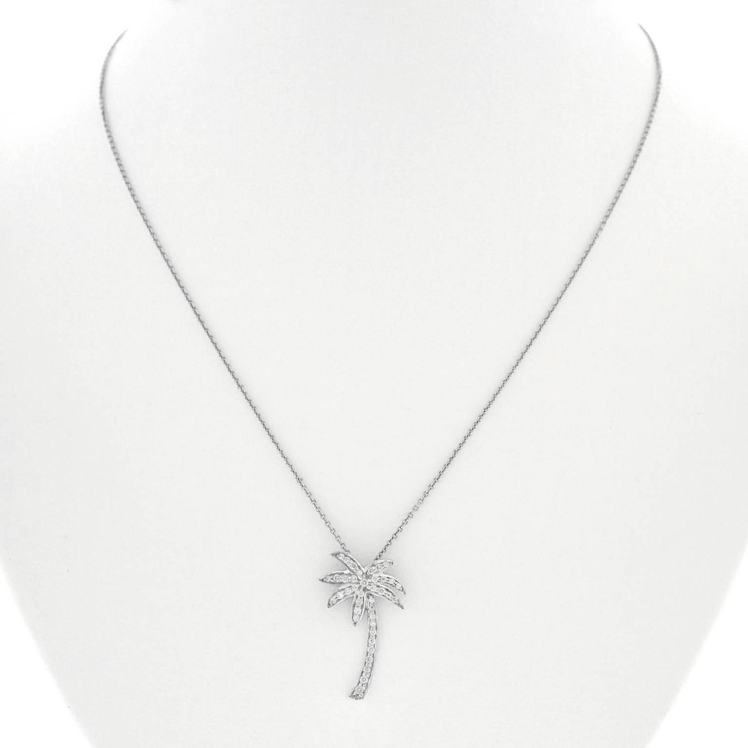 tiffany and co palm tree necklace