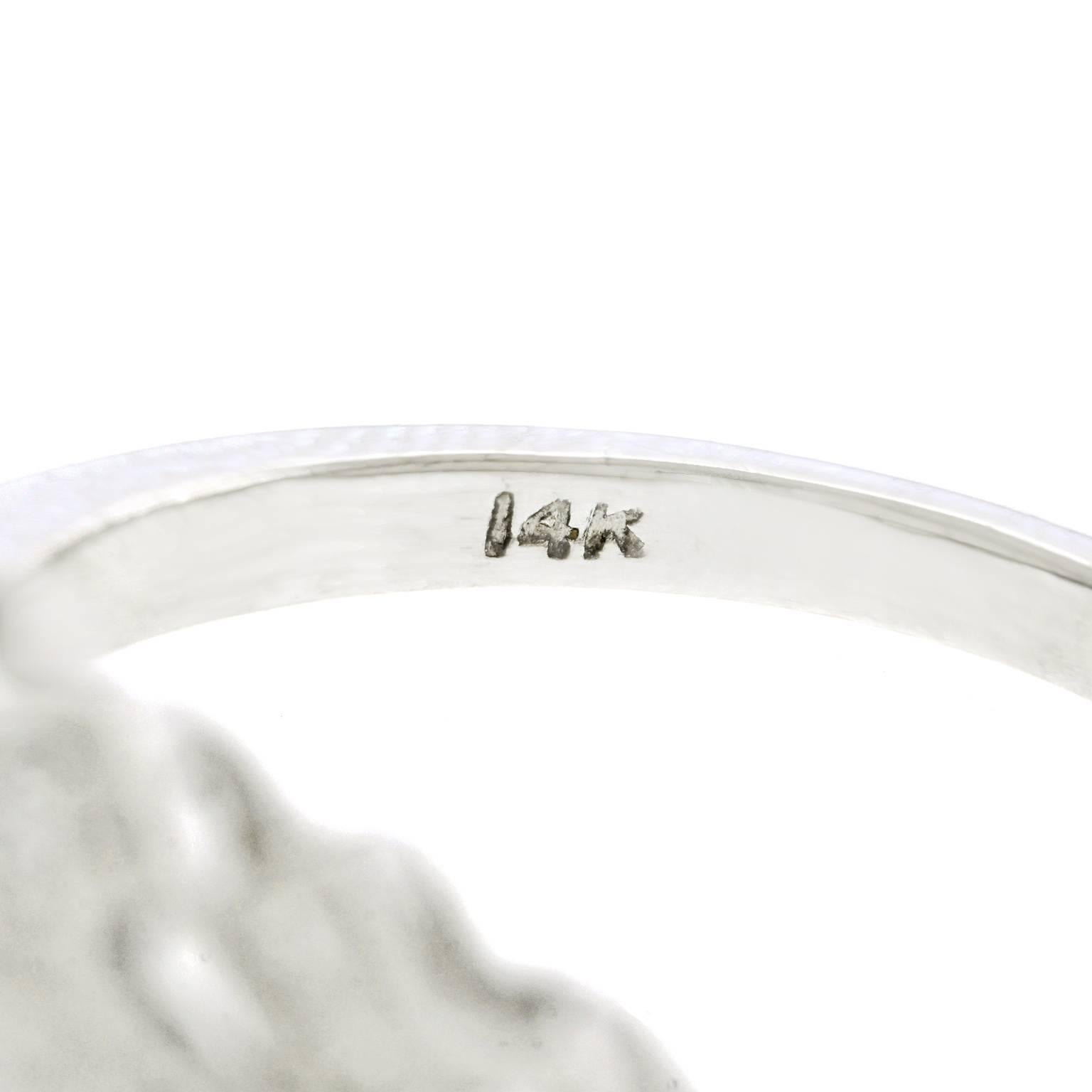 Art Deco Diamond-Set White Gold Ring 1