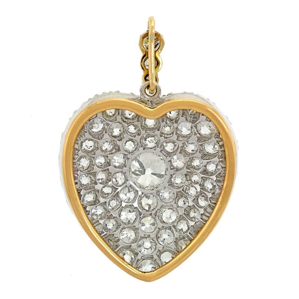 antique heart pendants