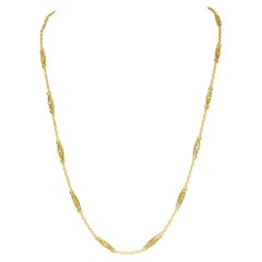 Antique Gold French Filigree Chain