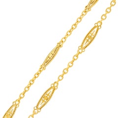 Antique Gold French Filigree Chain