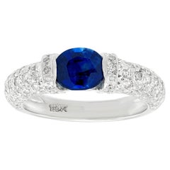 Sapphire & Diamond Ring