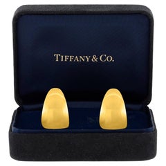 Tiffany Polished Gold Earrings