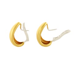 Tiffany Polished Gold Earrings