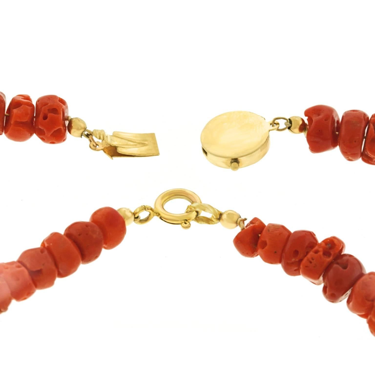 Organo-Chic Coral Necklace and Bracelet 1