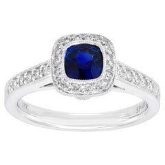 Spark Sapphire and Diamond Ring