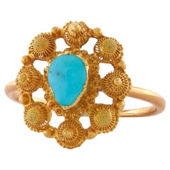 Antique Persian Turquoise Ring