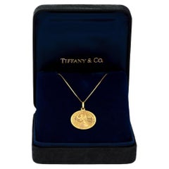 Tiffany & Co. 14k St. Christopher Pendant