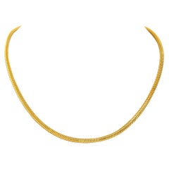 Gold Snake Necklace