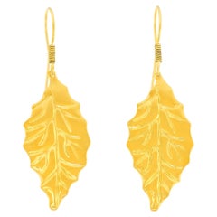 Leaf Motif Earrings