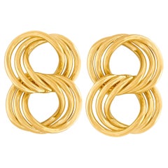 Chic Gold Link Earrings