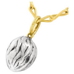 Pomellato 18k and Sterling Walnut Charm-Pendant