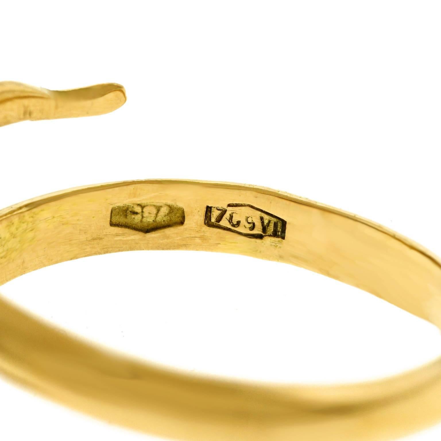 italian gold rings