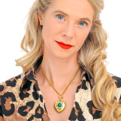 Antique Emerald & Diamond-set Locket
