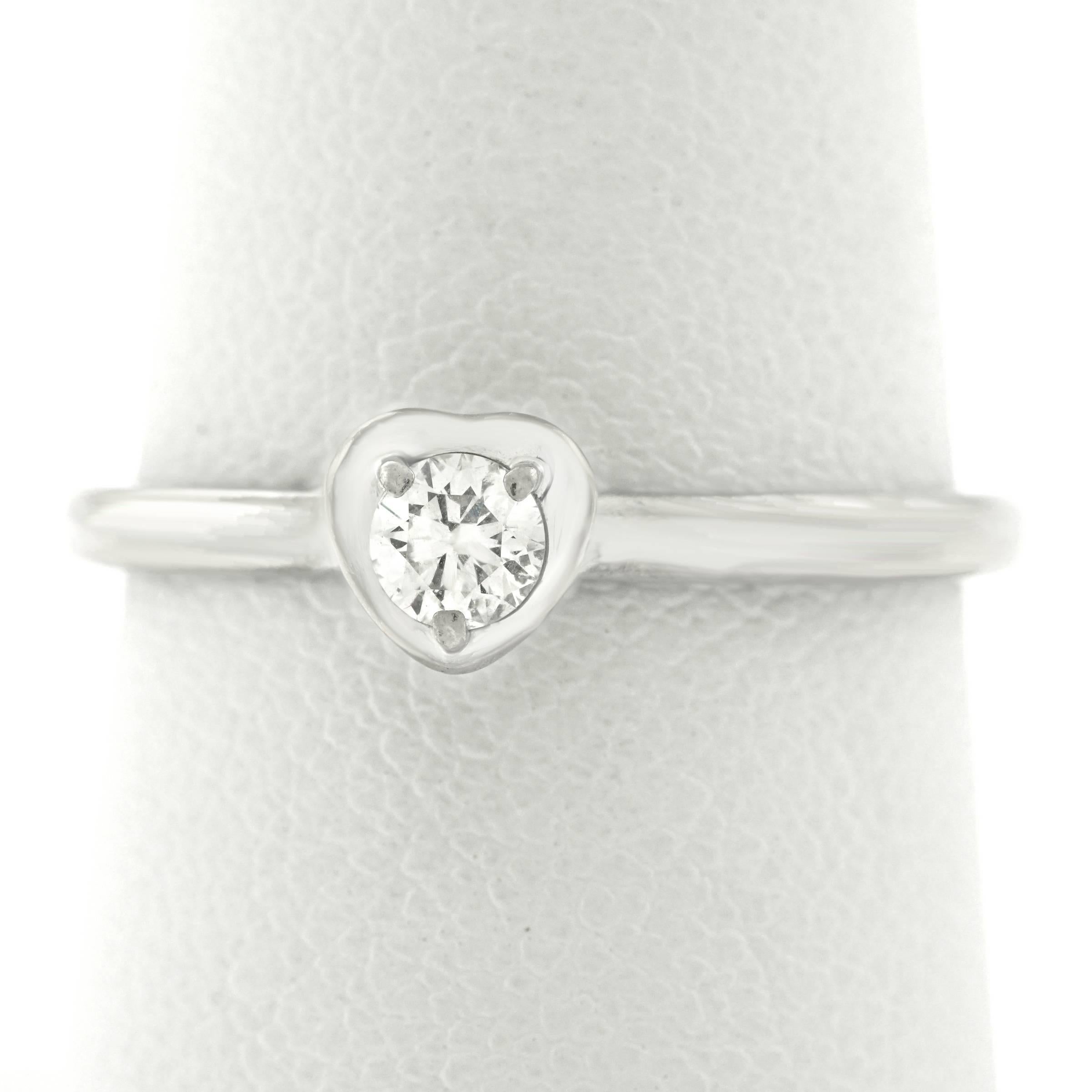 Cartier Diamond Set Heart Ring 2