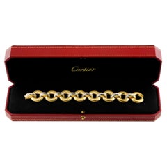 Cartier Yellow Gold Bracelet with Trinity Accents