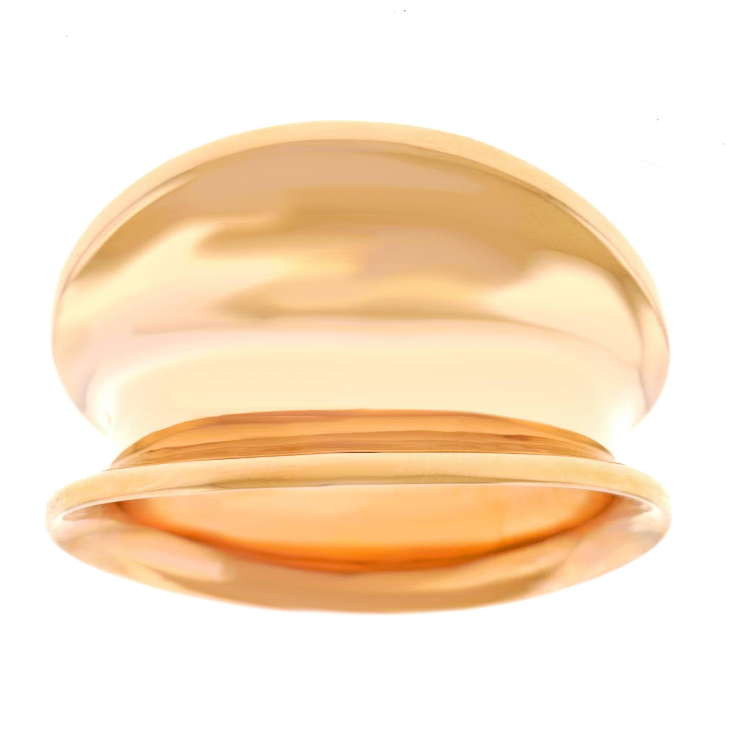 Chopard Modernist Gold Ring In Excellent Condition In Litchfield, CT