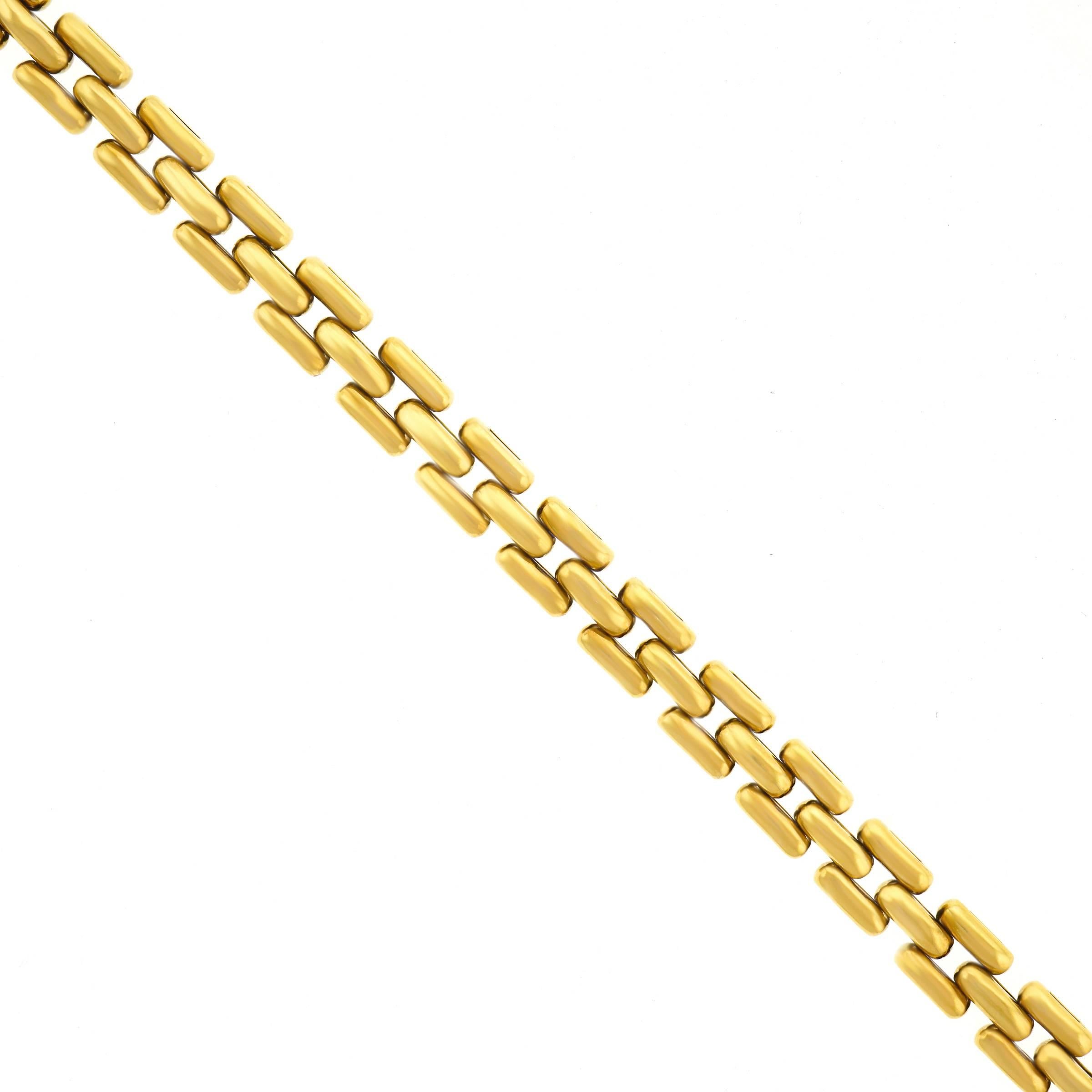 Cartier Panther Link Gold Necklace 1