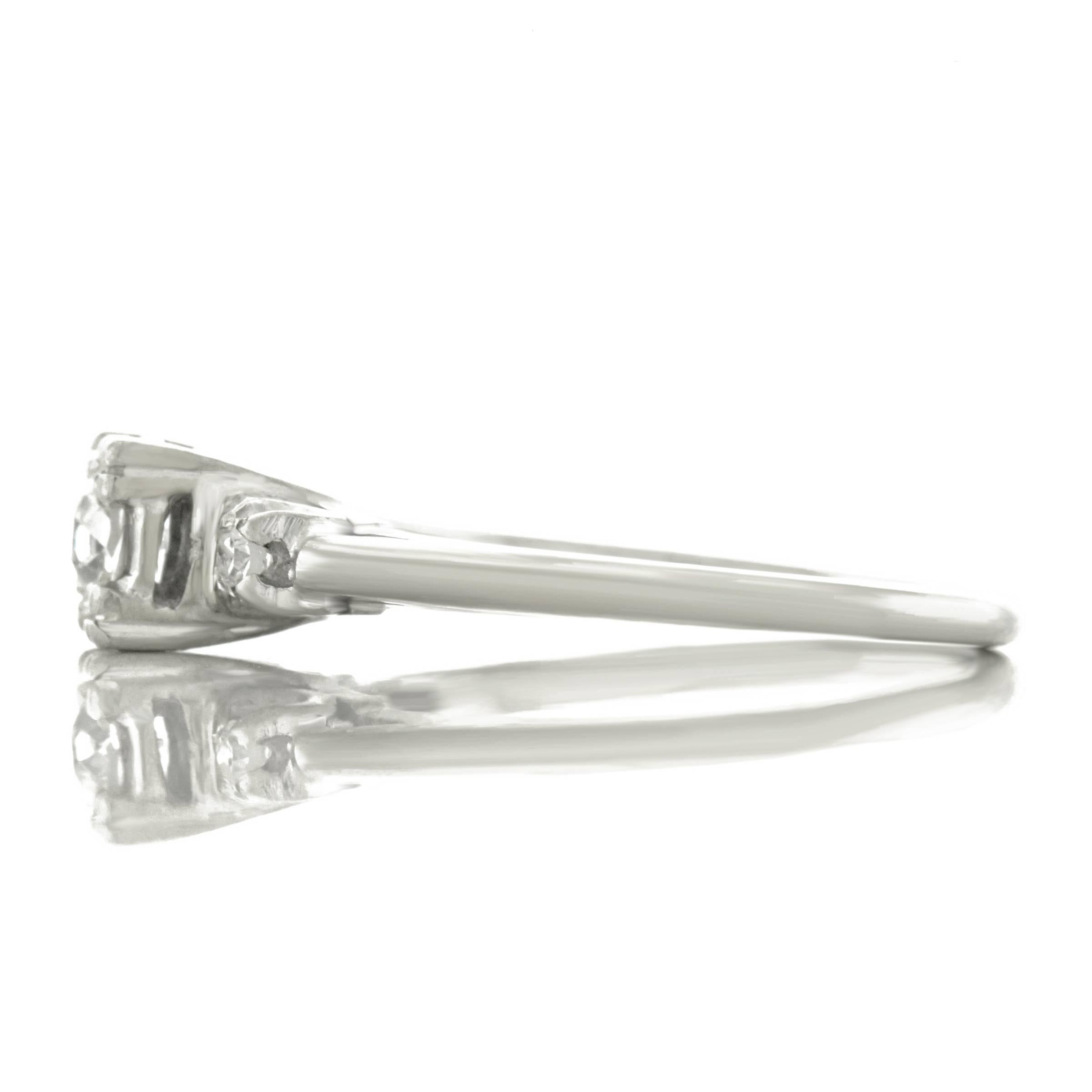Art Deco Diamond Engagement Ring 3