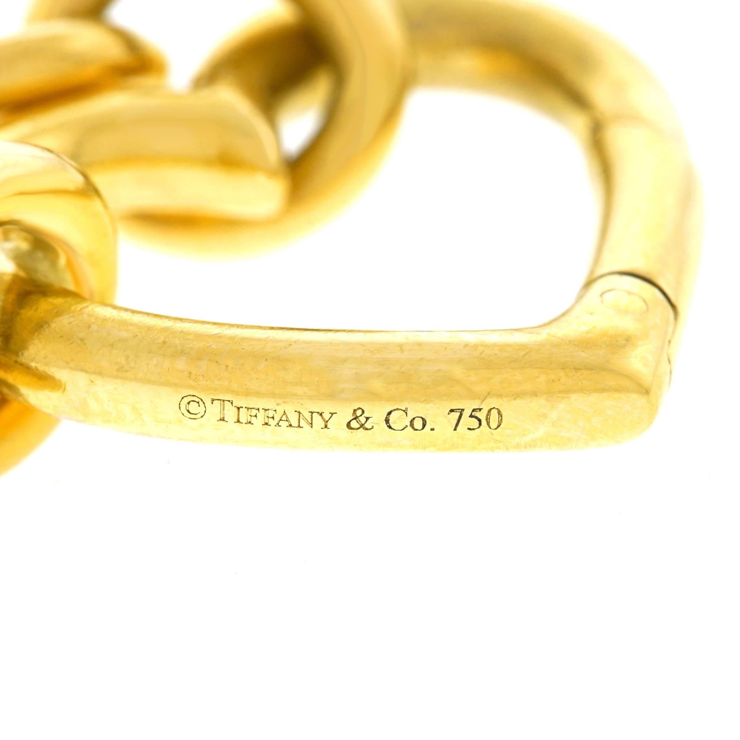 Tiffany & Co. Gold Heart Bracelet 1