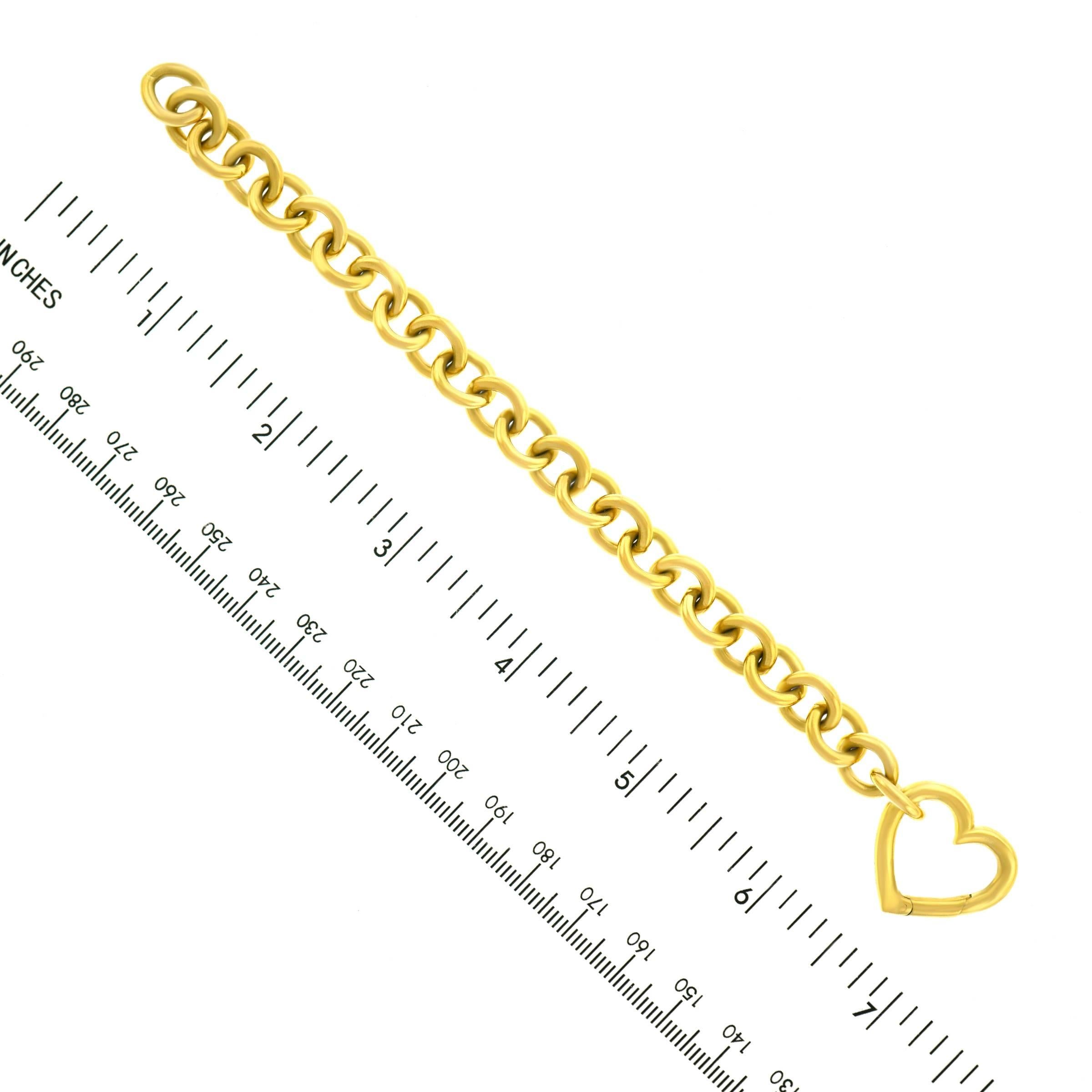 Tiffany & Co. Gold Heart Bracelet 2