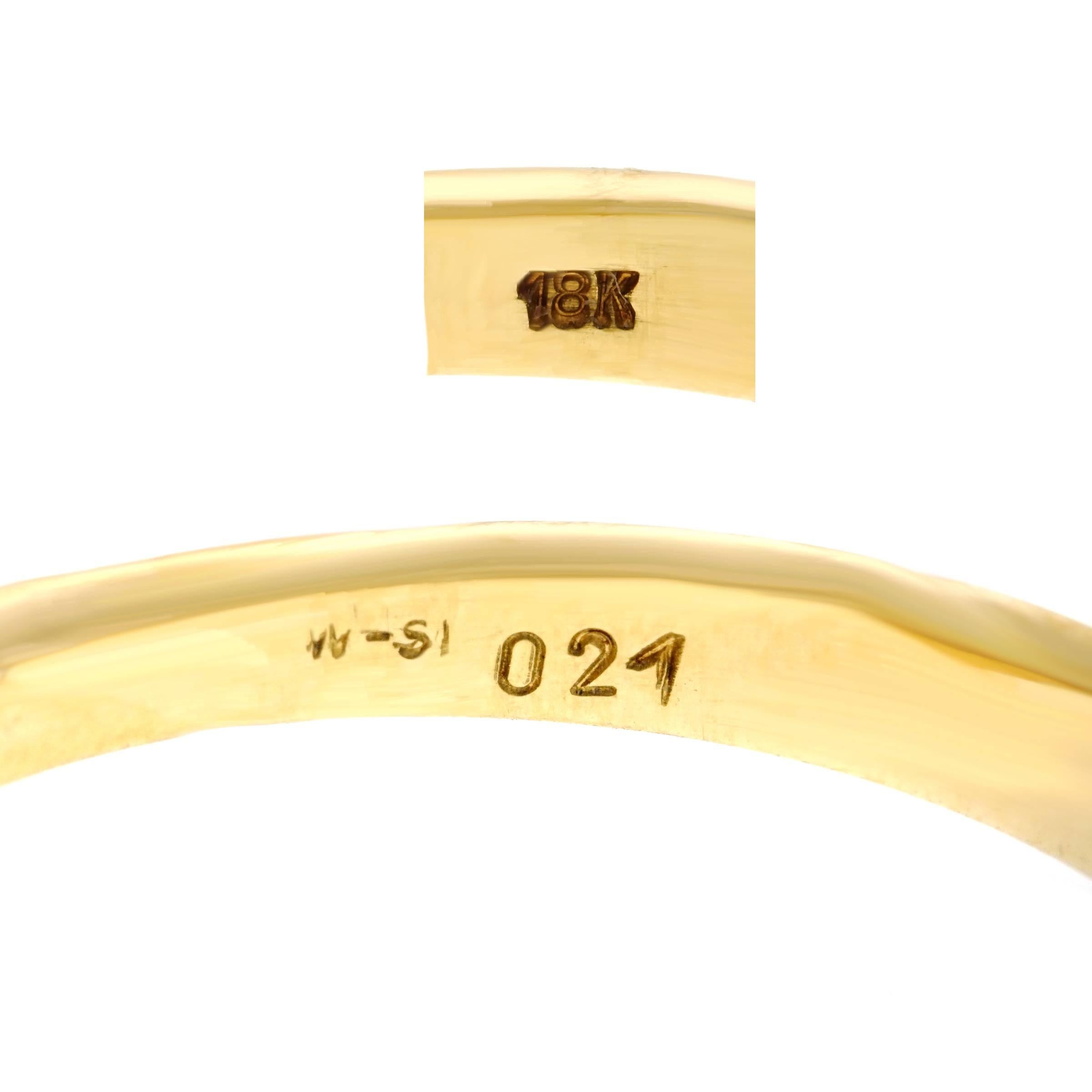 1960s Tourmaline and Diamond Set Gold Ring 1