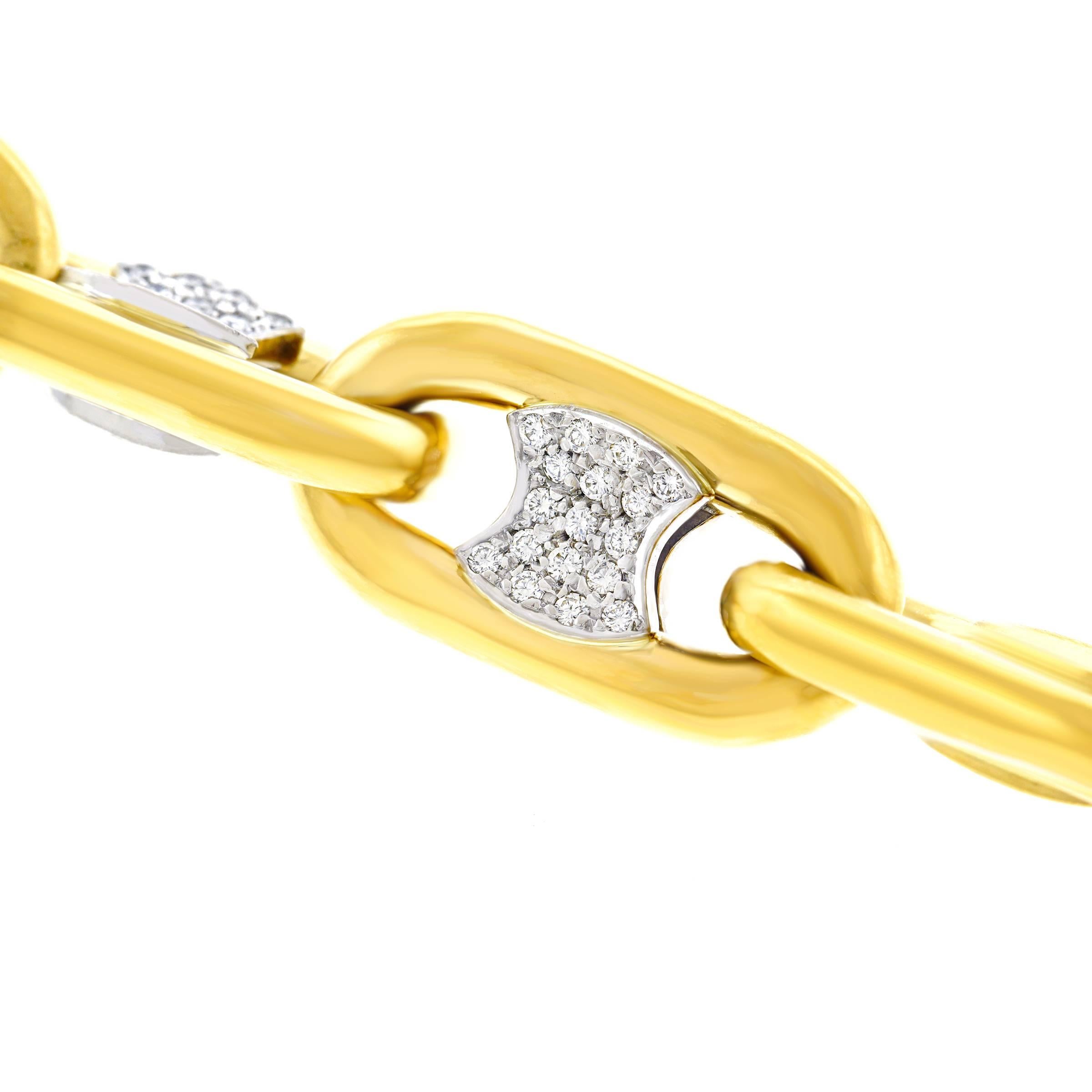 Abel & Zimmerman Diamond Set Gold Bracelet 3