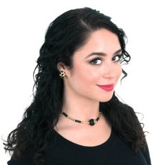Tiffany & Co. Positive-Negative Jade Set Gold Earrings