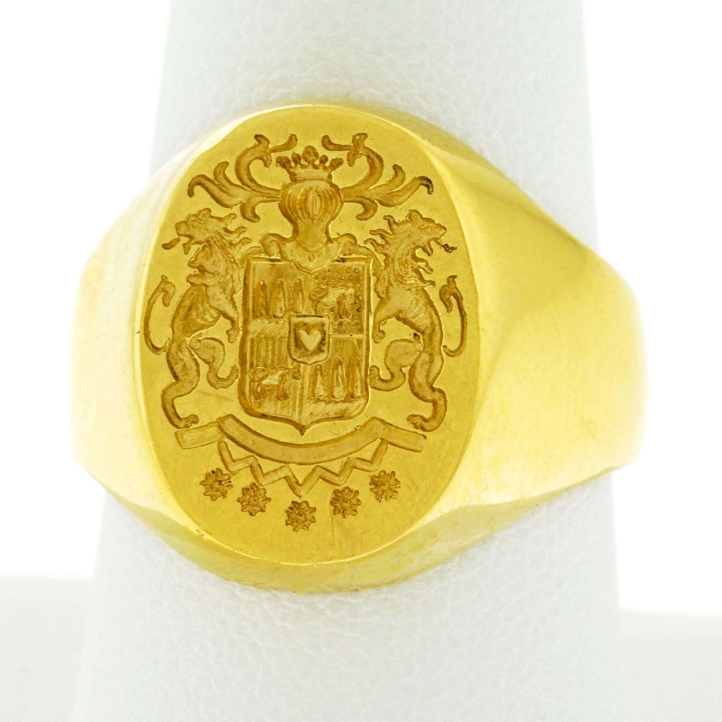 Gold Signet Ring 3