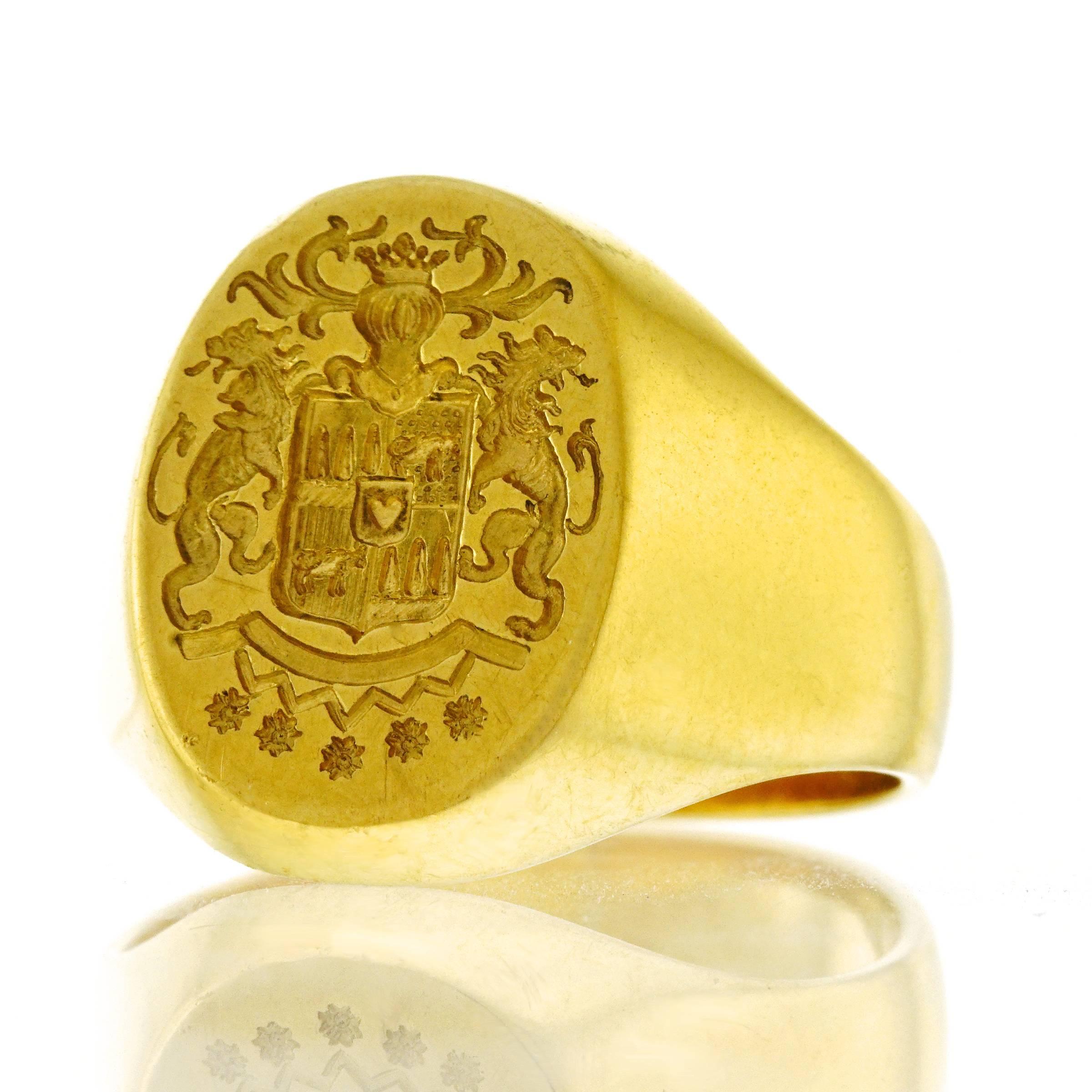 Gold Signet Ring 5