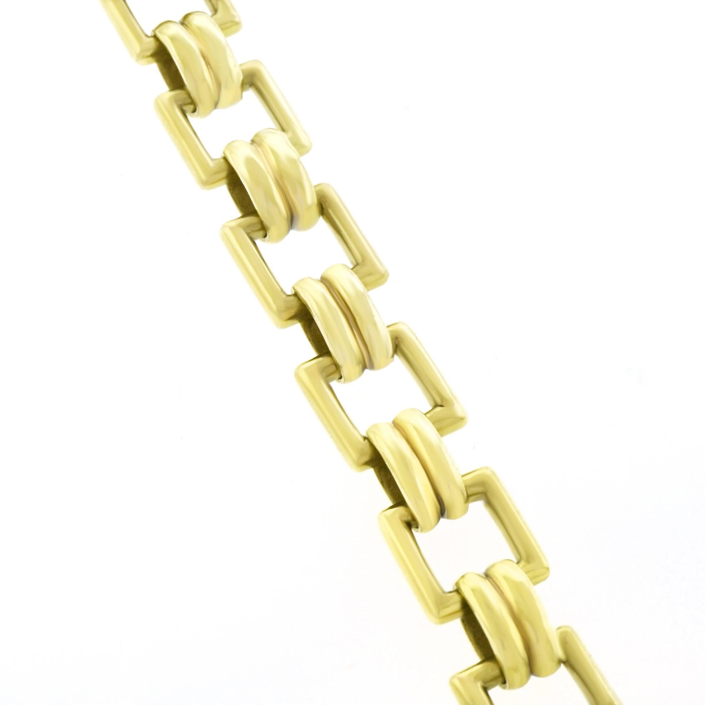 1950s Cartier Gold Link Bracelet 4