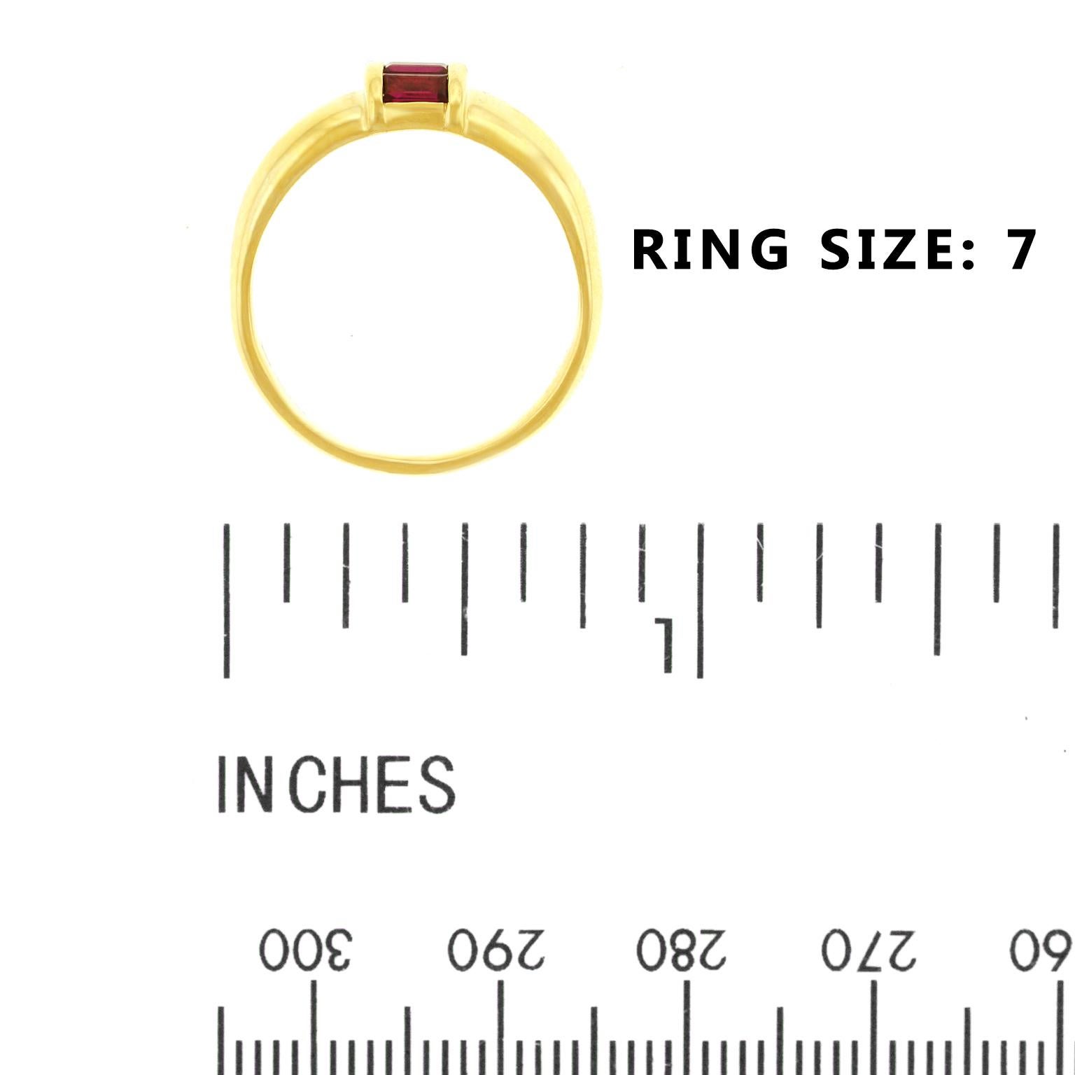 Tiffany & Co. Ruby Ring in Gold 2