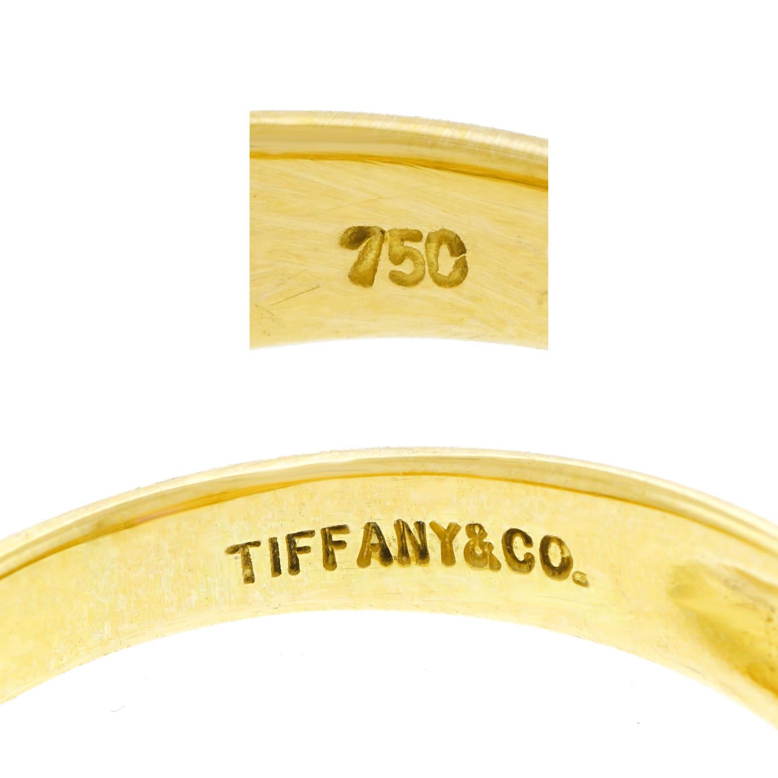 Tiffany & Co. Sapphire Set Gold Ring 1