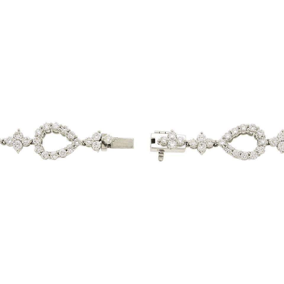 Stunning Gregg Ruth Sapphire & Diamond White Gold Necklace 3