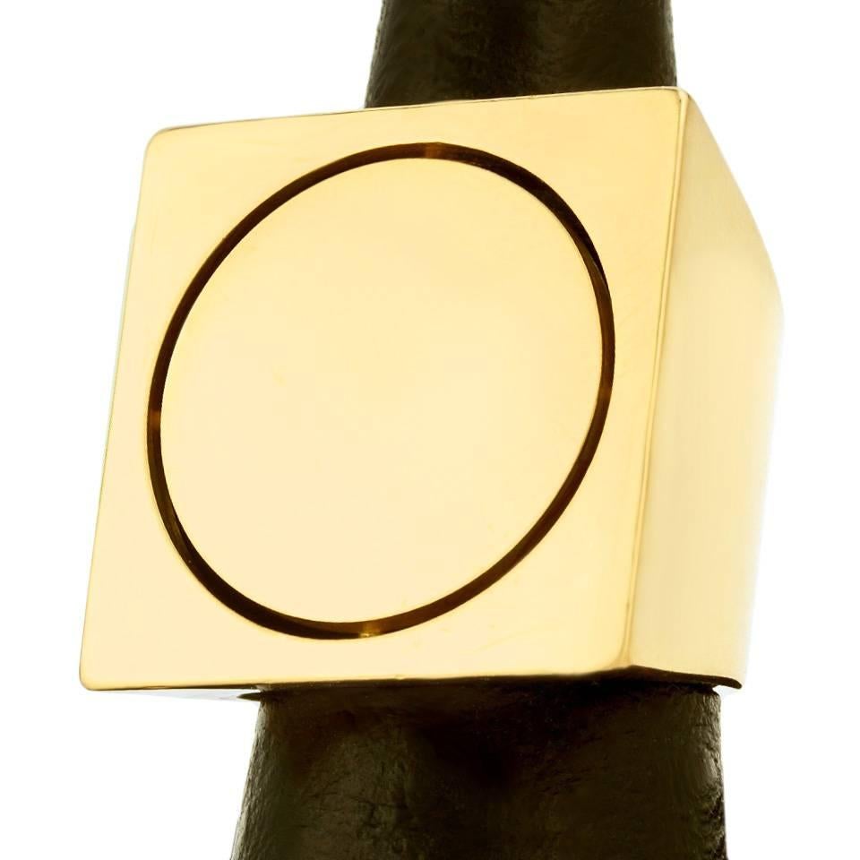 Swiss Modern Gold Ring by Kurt Aepli for Burch 2