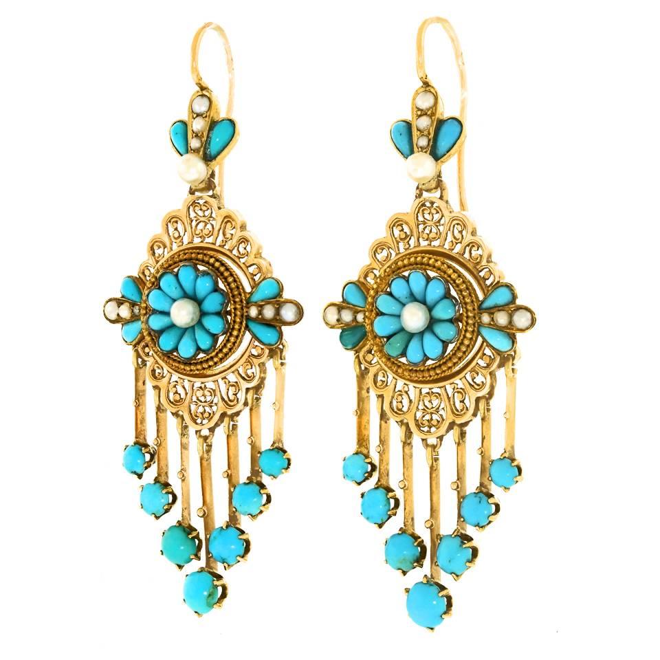 antique chandelier earrings