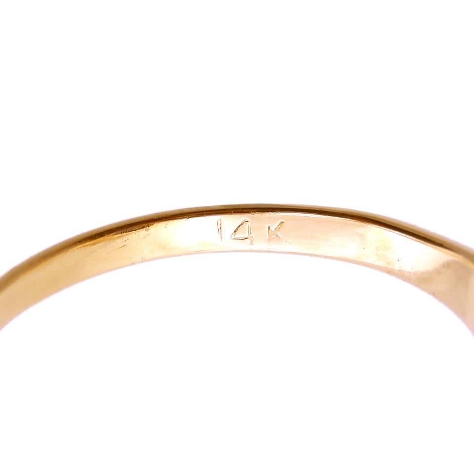 Women's Antique Sapphire Diamond Gold Ring