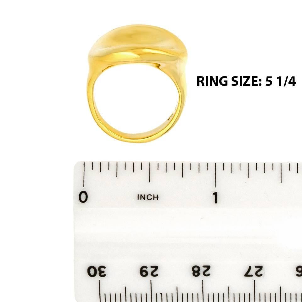 Robert Lee Morris Biomorphic Ring in Gold 1