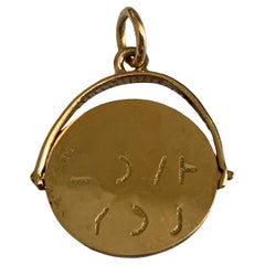 9ct "I love You" Spinner Charm Dated 1968