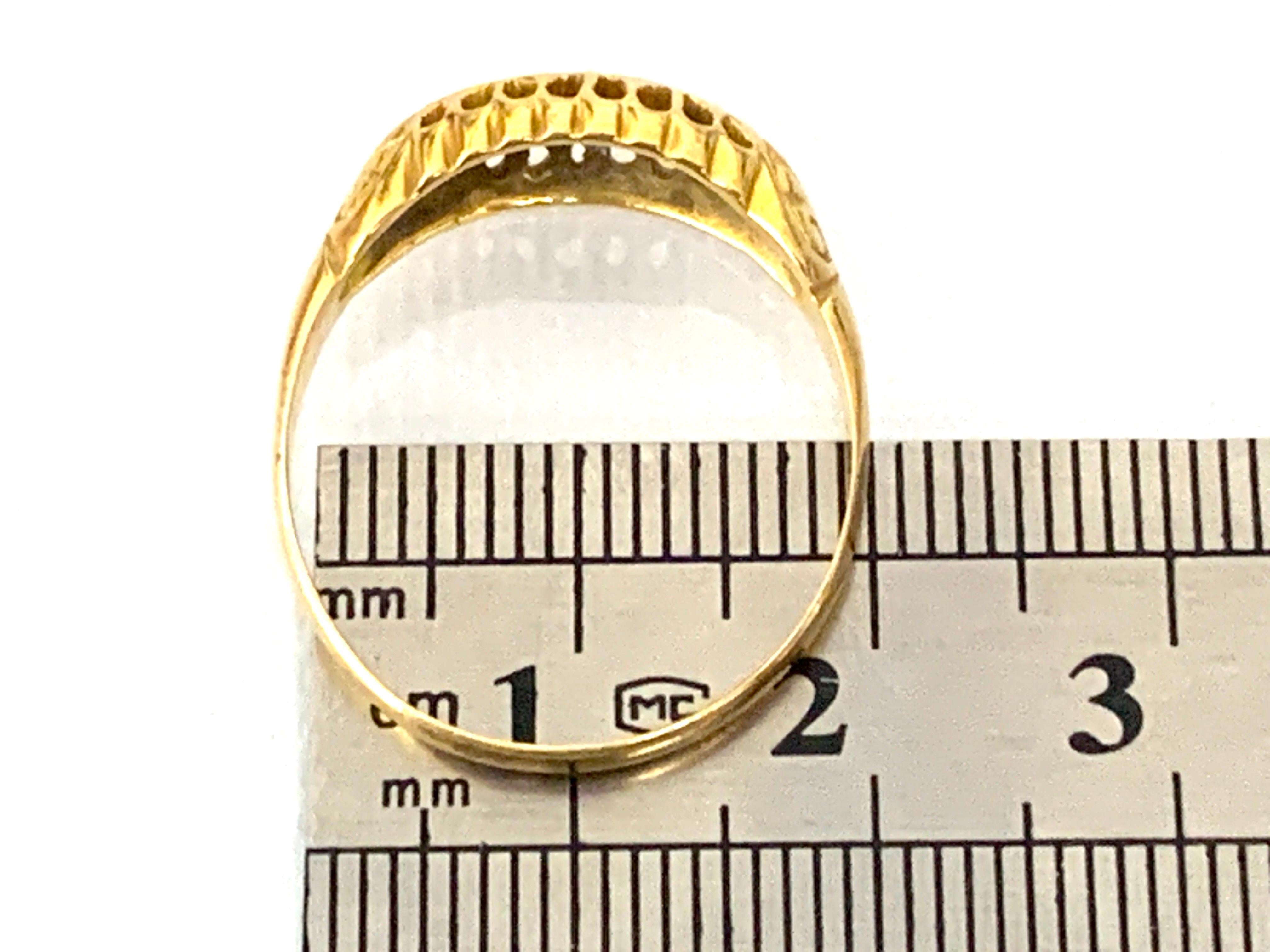 Taglio vecchia miniera Anello antico in oro 18ct con diamante da 0,15 carati in vendita