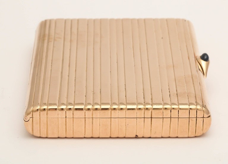 Russian Empire Ukrainian Imperial-era Gold Cigarette Case, First Kievan Artel, c. 1900 For Sale