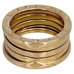 Bvlgari « B.Zero1 », bague à cinq rangées en or jaune 18 carats, taille 53