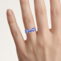 Tanzanite Ring 2.64 Carats Sterling Silver