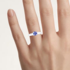 Tanzanite Ring 1.04 Carats Sterling Silver